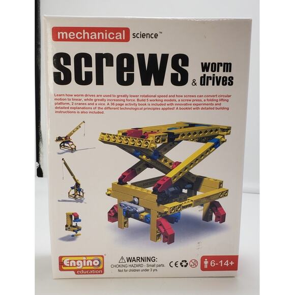 Engino Education Mechanical Science - Screws & Worm Drives **NOS** - Picture 1 of 7
